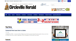 Desktop Screenshot of circlevilleherald.com